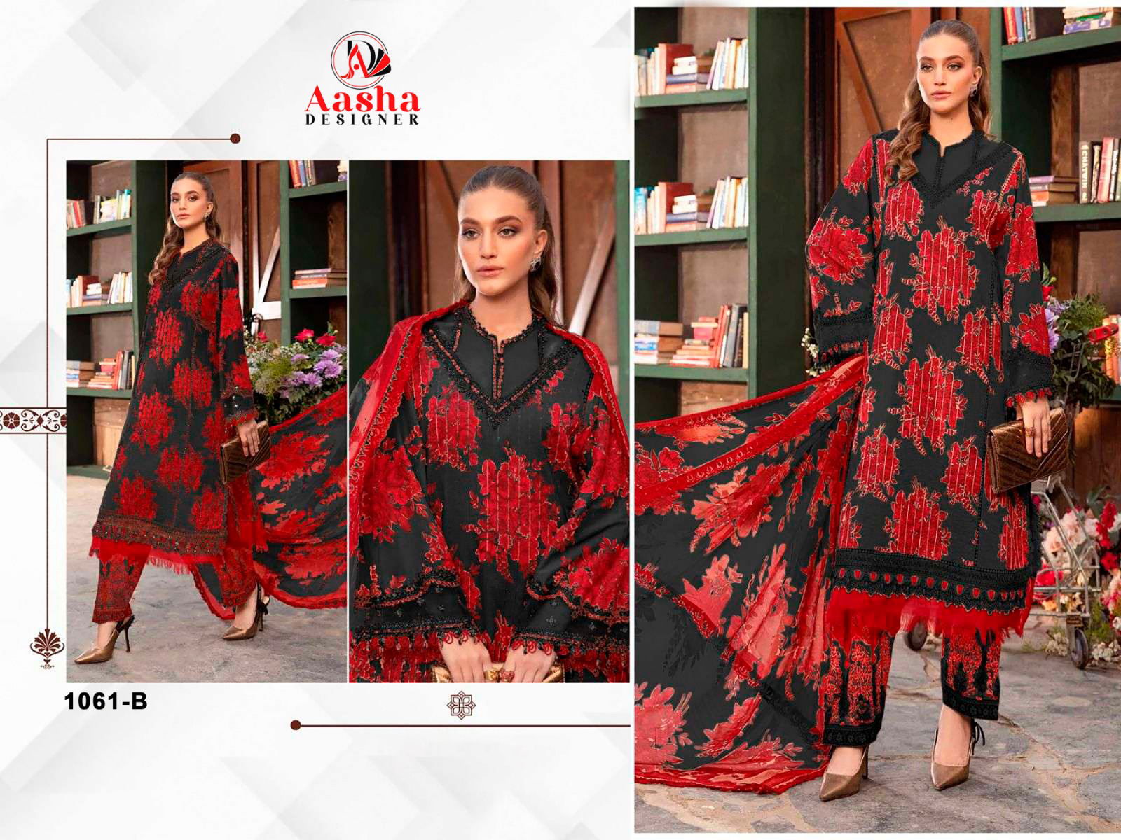 M Prints Vol 11 By Aasha Embroidery Pure Cotton Pakistani Suits Wholesale Price In Surat